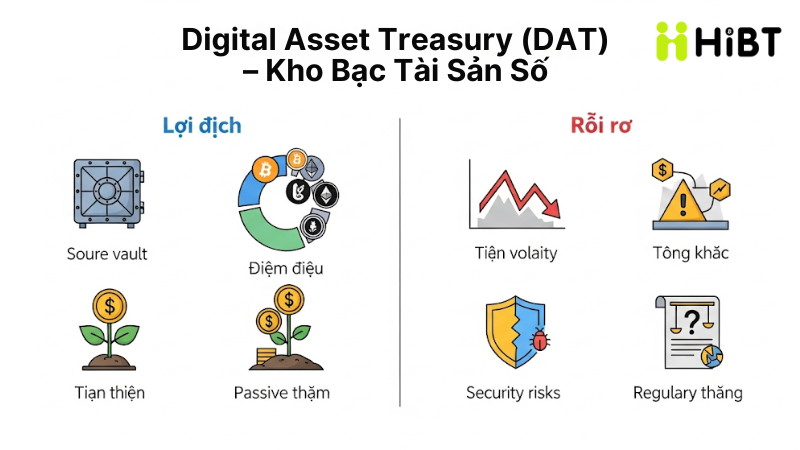 Digital Asset Treasury (DAT): Trào lưu biến crypto thành kho bạc công ty đại chúng