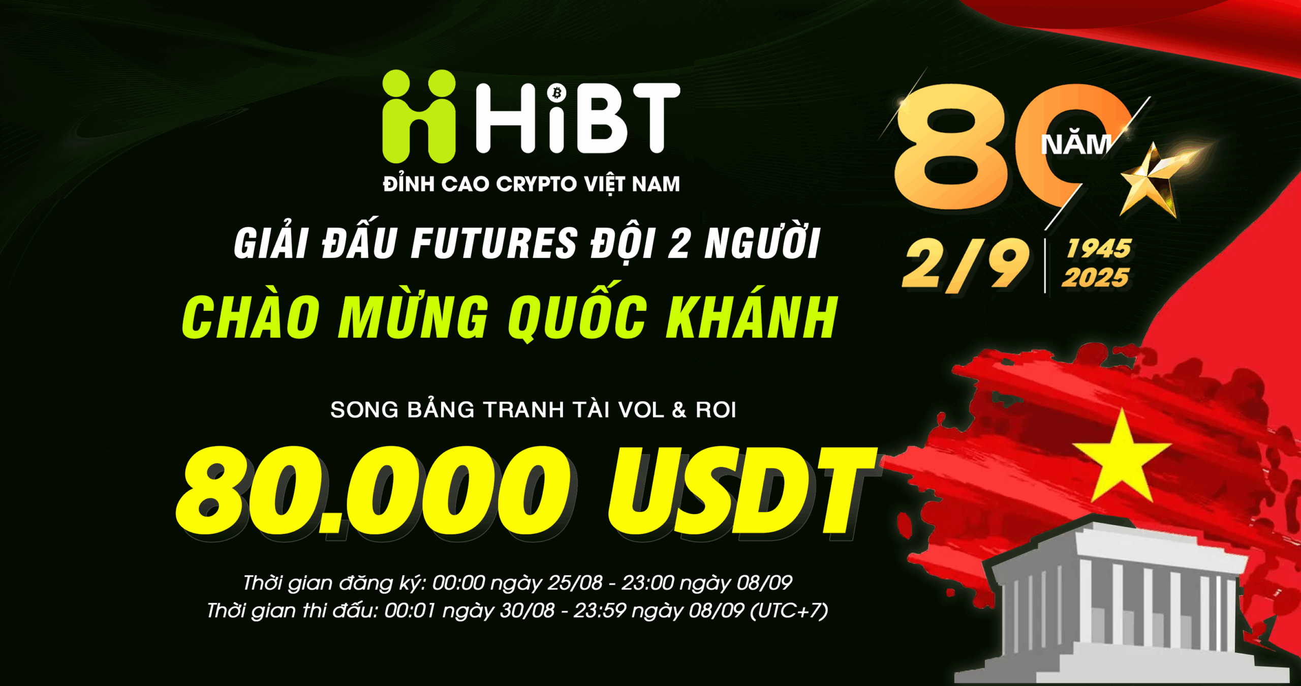 Giải Đấu Đội 2 Người Kỷ Niệm 80 Năm Quốc Khánh-Hibt