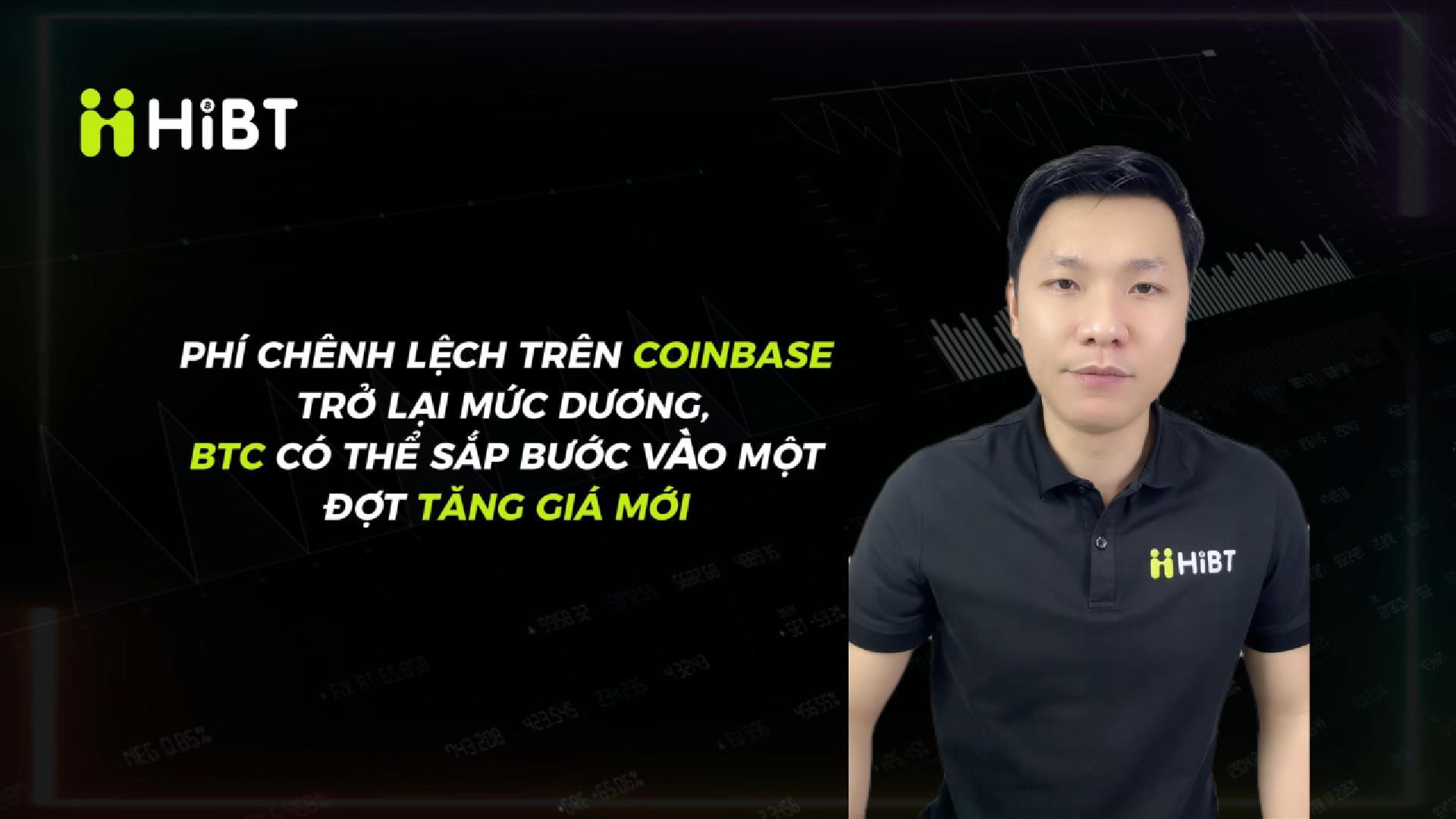 Phí Chênh Lệch Coinbase Đã Dương – BTC Sắp Tăng Tốc?-Hibt