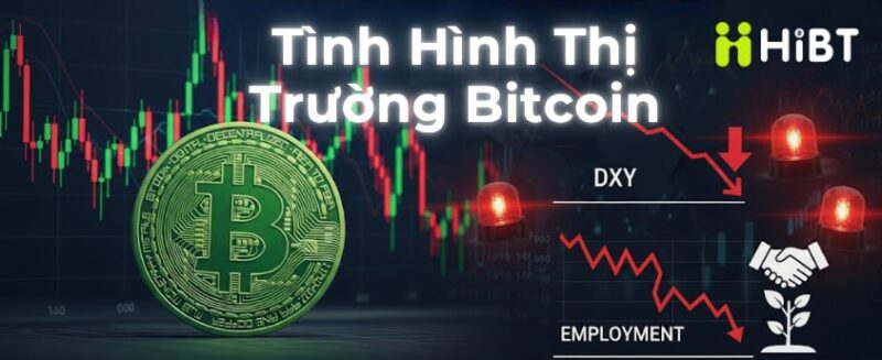 Tình Hình Thị Trường Bitcoin: DXY Giảm, Tuyển Dụng Mỹ Yếu và Những Tín Hiệu Cảnh Báo-Hibt