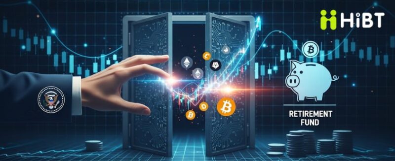 Tổng thống Mỹ Donald Trump Sắp Mở Cửa Cho Quỹ Hưu Trí Đầu Tư Vào Crypto-Hibt