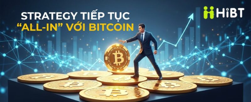 Strategy Tiếp Tục “All-In” Với Bitcoin: Mua Thêm 18 Triệu USD BTC Và Khẳng Định Tầm Nhìn Dài Hạn-Hibt