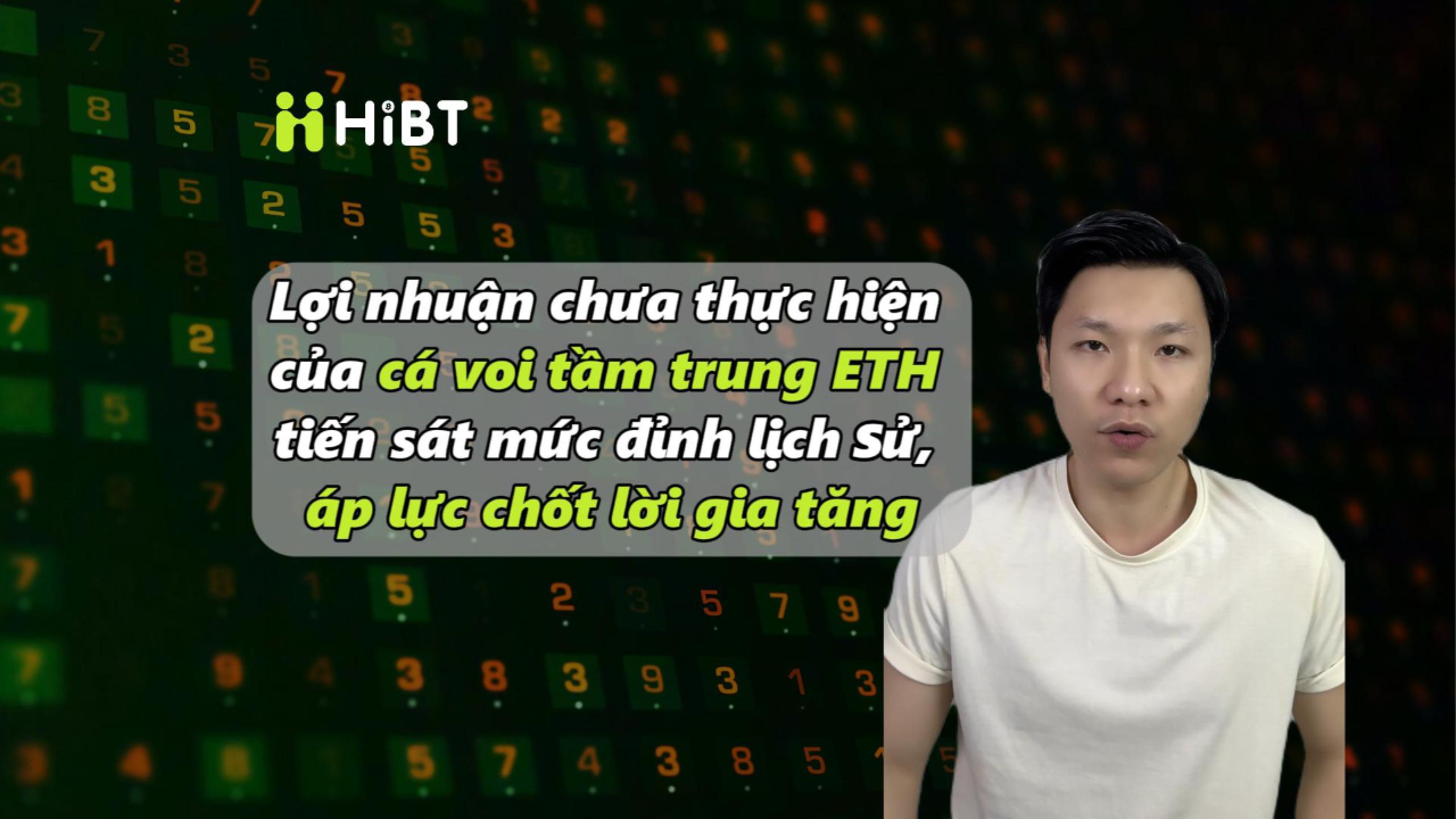 Cá voi ETH đạt đỉnh lợi nhuận – Áp lực bán gia tăng-Hibt