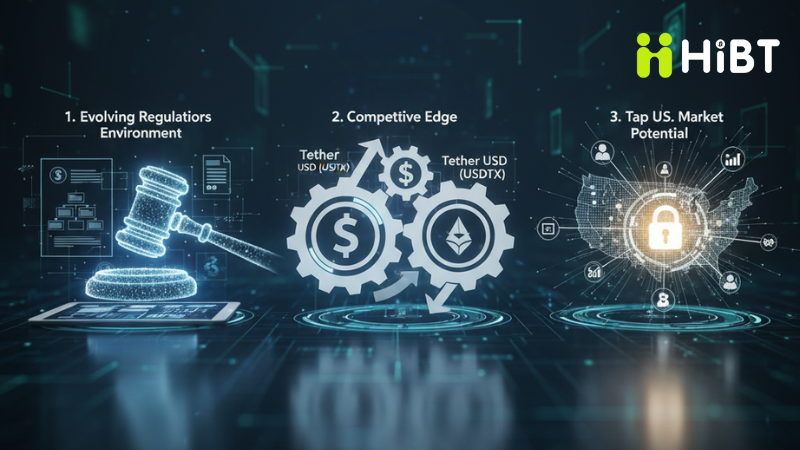Tether mở rộng ảnh hưởng với stablecoin riêng tại Mỹ, cạnh tranh trực tiếp USDC