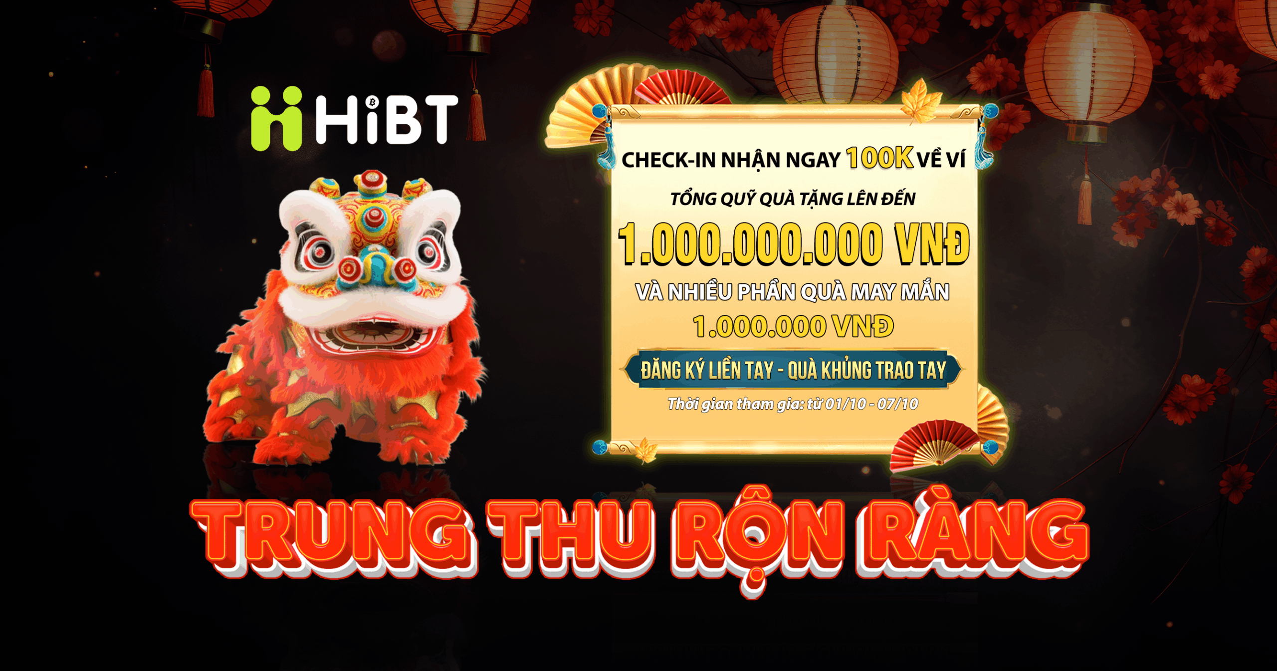 🌕 Vui Trung Thu cùng HiBT – Check-in nhận quà-Hibt