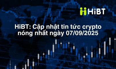 Tin tức thị trường Crypto ngày 07/09/2025: StablecoinX huy động 530 triệu USD, XRP và RTX bứt phá-Hibt