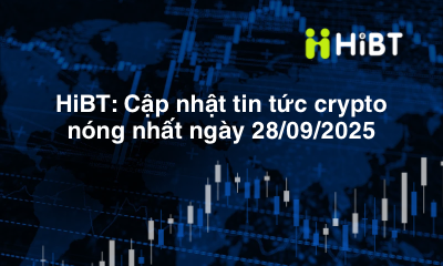 Tin tức thị trường Crypto ngày 28/9/2025: Bitcoin điều chỉnh, Altcoin tìm cơ hội bật lại-Hibt