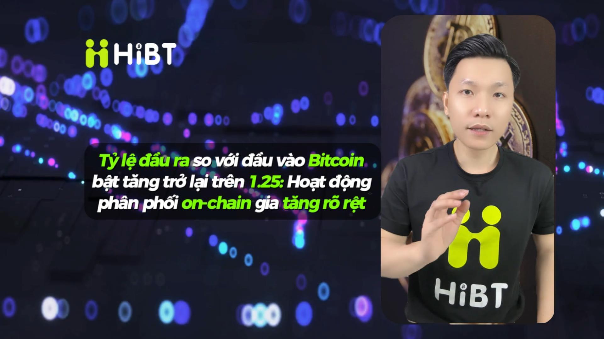 BTC: Tỷ lệ đầu ra/đầu vào >1.25 – Tín hiệu tăng giá?-Hibt