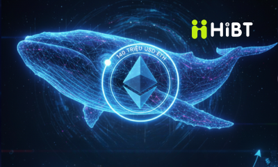 Cá Voi Lộ Diện: Công Ty Bí Ẩn Vừa Gom Thêm 140 Triệu USD ETH – Tín Hiệu “Đón Sóng” Lớn Cho Ethereum-Hibt