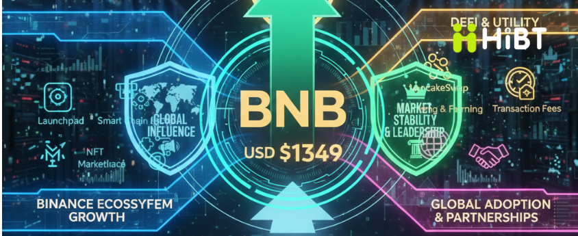 [Phá Kỷ Lục] BNB Lập Đỉnh Lịch Sử $1.349 USD: Vươn Lên Top 3 Vốn Hóa – Phân Tích Động Lực Tăng Trưởng Của Hệ Sinh Thái Binance