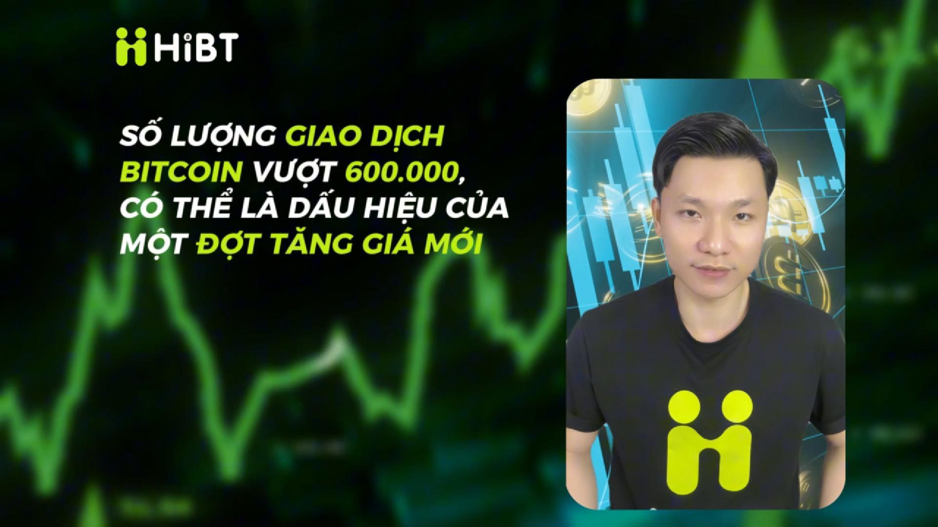 600,000 giao dịch Bitcoin – Dấu hiệu bùng nổ?-Hibt