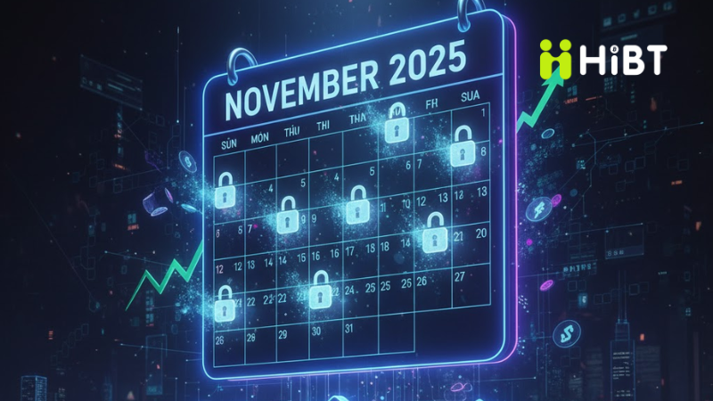 Siêu Sóng Unlock Token Tháng 11/2025: Cơ Hội Hay Cạm Bẫy Điều Chỉnh Giá? Phân Tích Chi Tiết Các Dự Án Lớn-Hibt