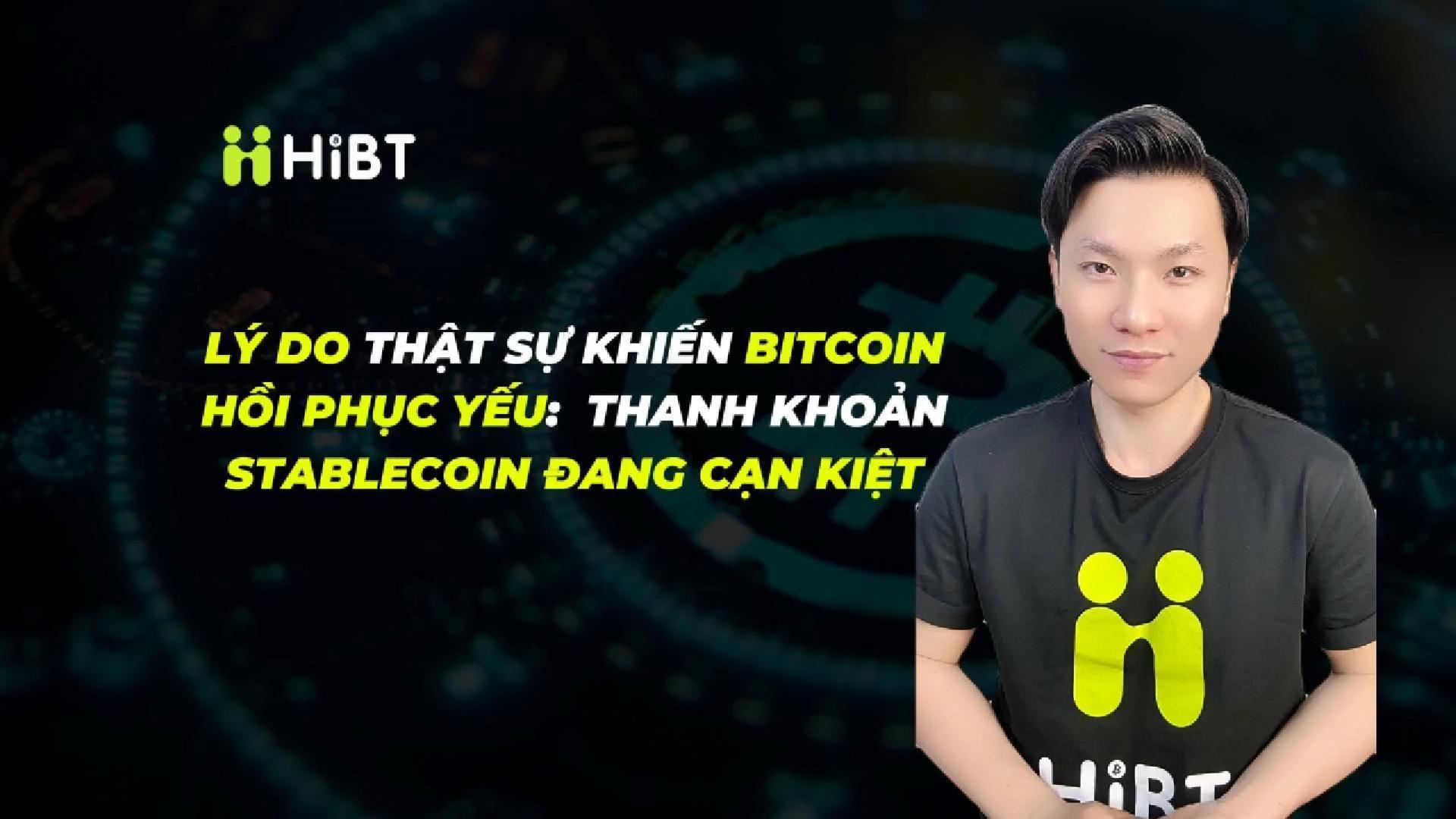 Bitcoin Hồi Phục Yếu: Thanh Khoản Stablecoin Cạn Kiệt-Hibt