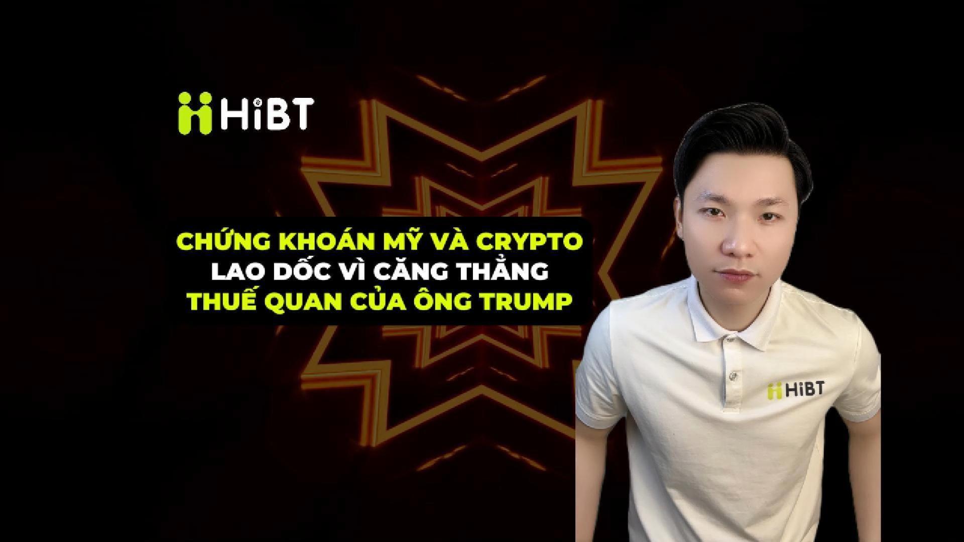 Chứng khoán Mỹ, crypto lao dốc vì thuế quan Trump-Hibt