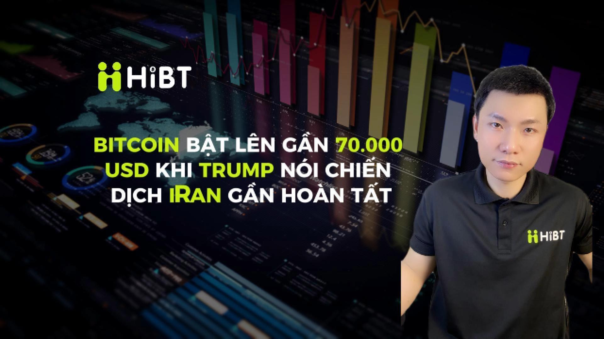 Bitcoin bật gần 70.000 USD sau phát biểu của Trump-Hibt
