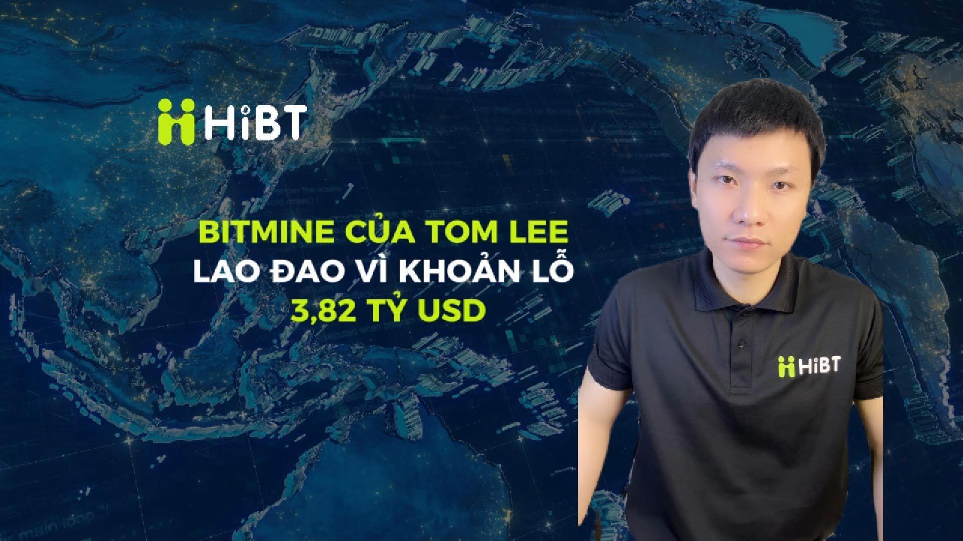 Bitmine của Tom Lee lao đao vì khoản lỗ 3,82 tỷ USD-Hibt