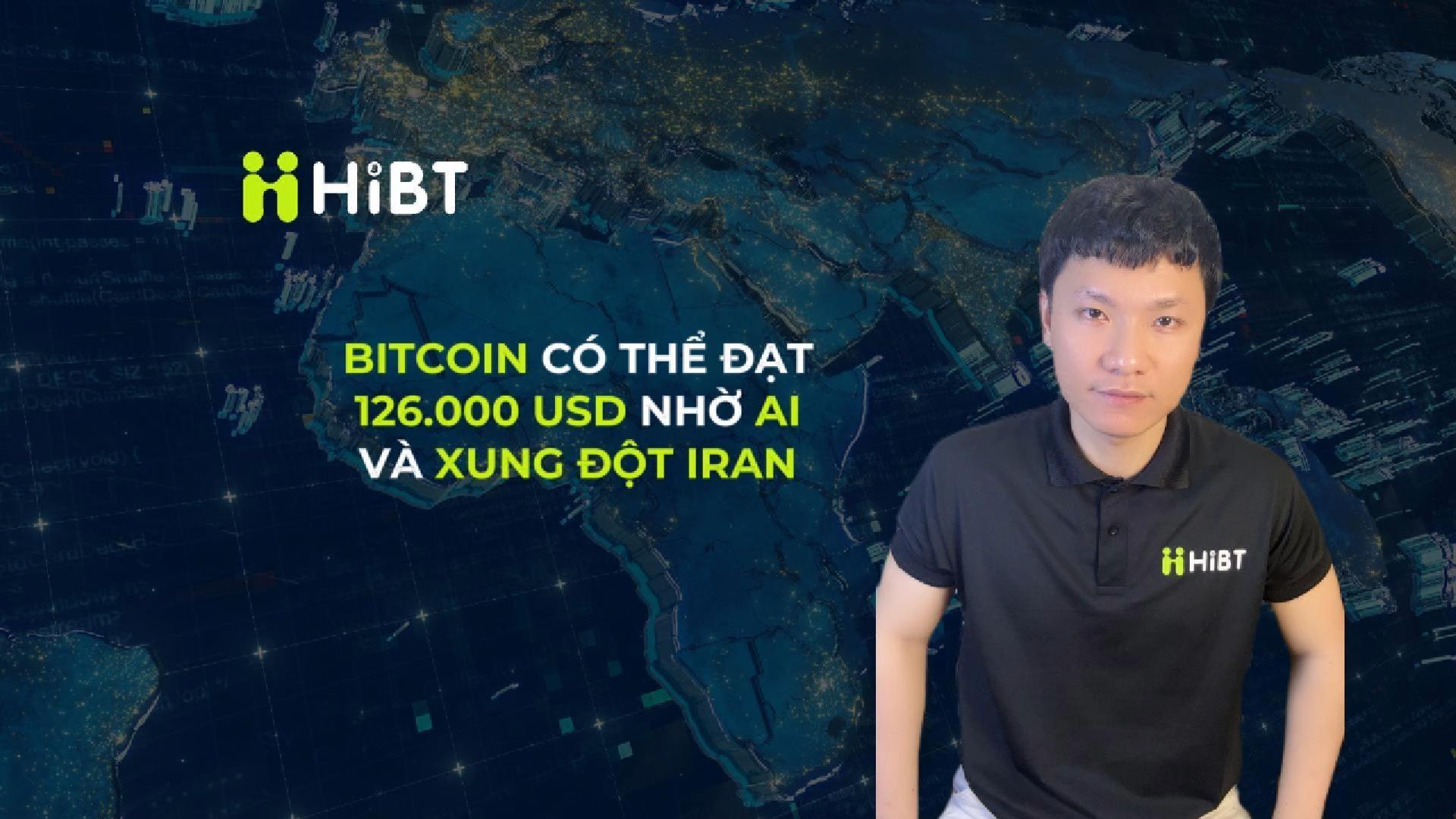 Bitcoin có thể đạt 126.000 USD nhờ AI và xung đột Iran-Hibt