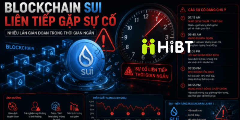 Sui lên tiếng về sự cố blockchain ngừng hoạt động 3 lần trong 48 giờ, hé lộ nguyên nhân khiến mạng lưới tê liệt-Hibt