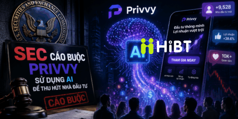SEC khởi kiện vụ AI crypto Privvy lừa đảo 12,3 triệu USD nhà đầu tư-Hibt